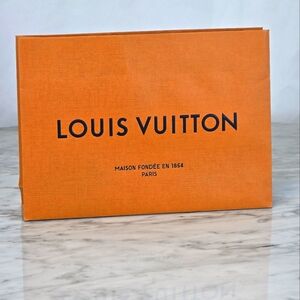 Small Louis Vuitton Orange Shopping Bag